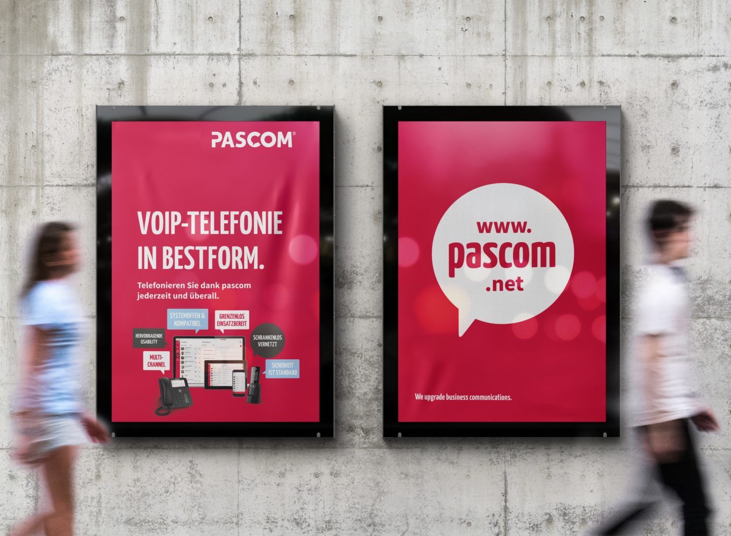 2 Plakate Pascom