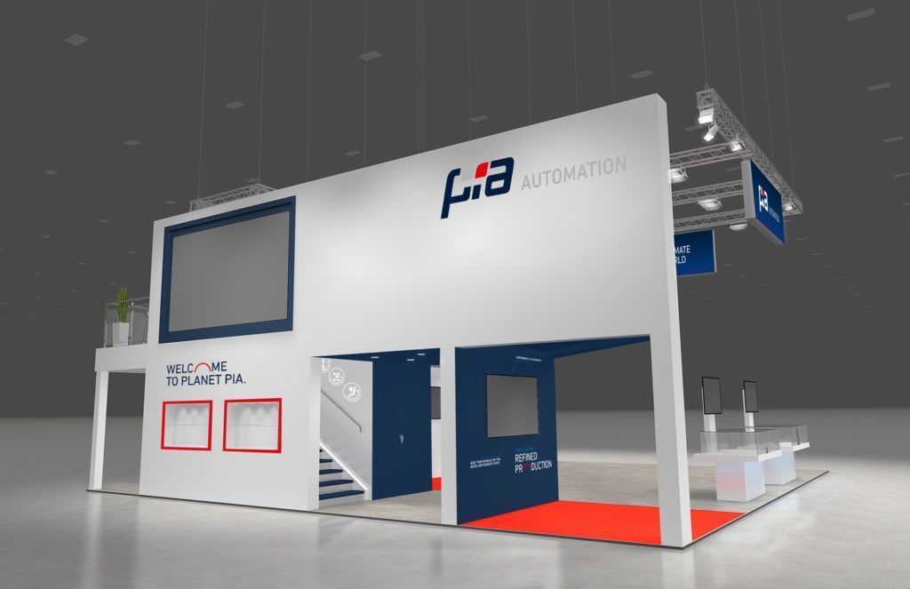 pia automatica messestand mockup