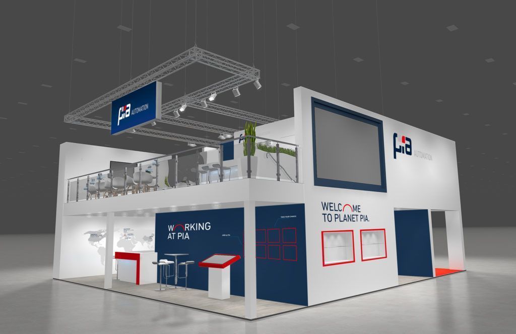 pia automatica messestand mockup