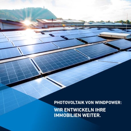 Windpower Photovoltaik mit Sonne
